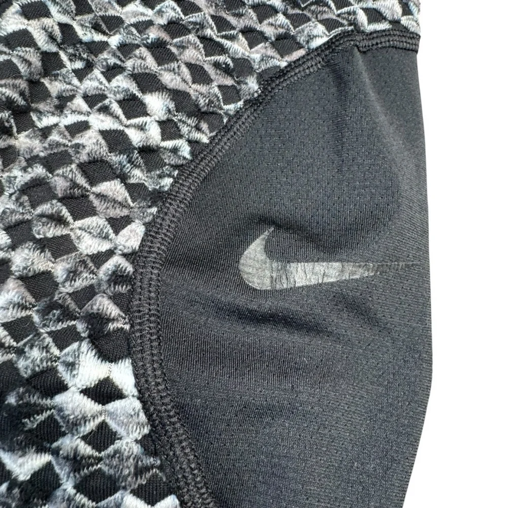 Nike Pro Hyperwarm Women's S Waffle Gray/Black Running Training Gym Legging L28